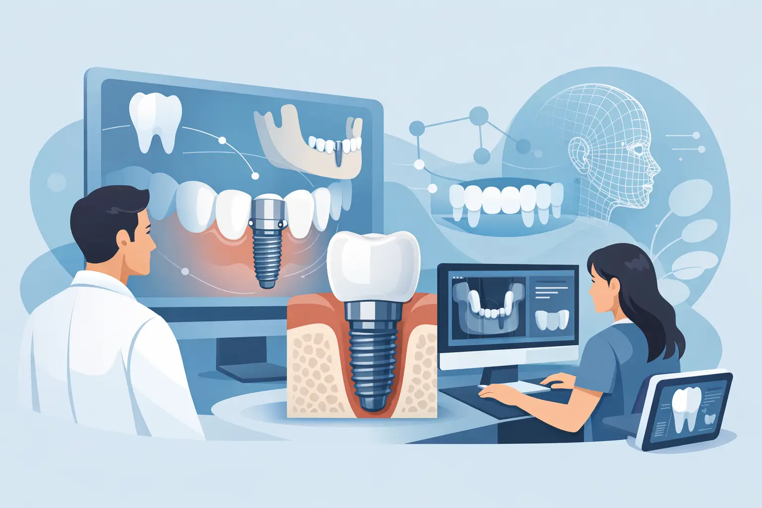 İmplant Tedavisinde Sanal Planlama Süreci