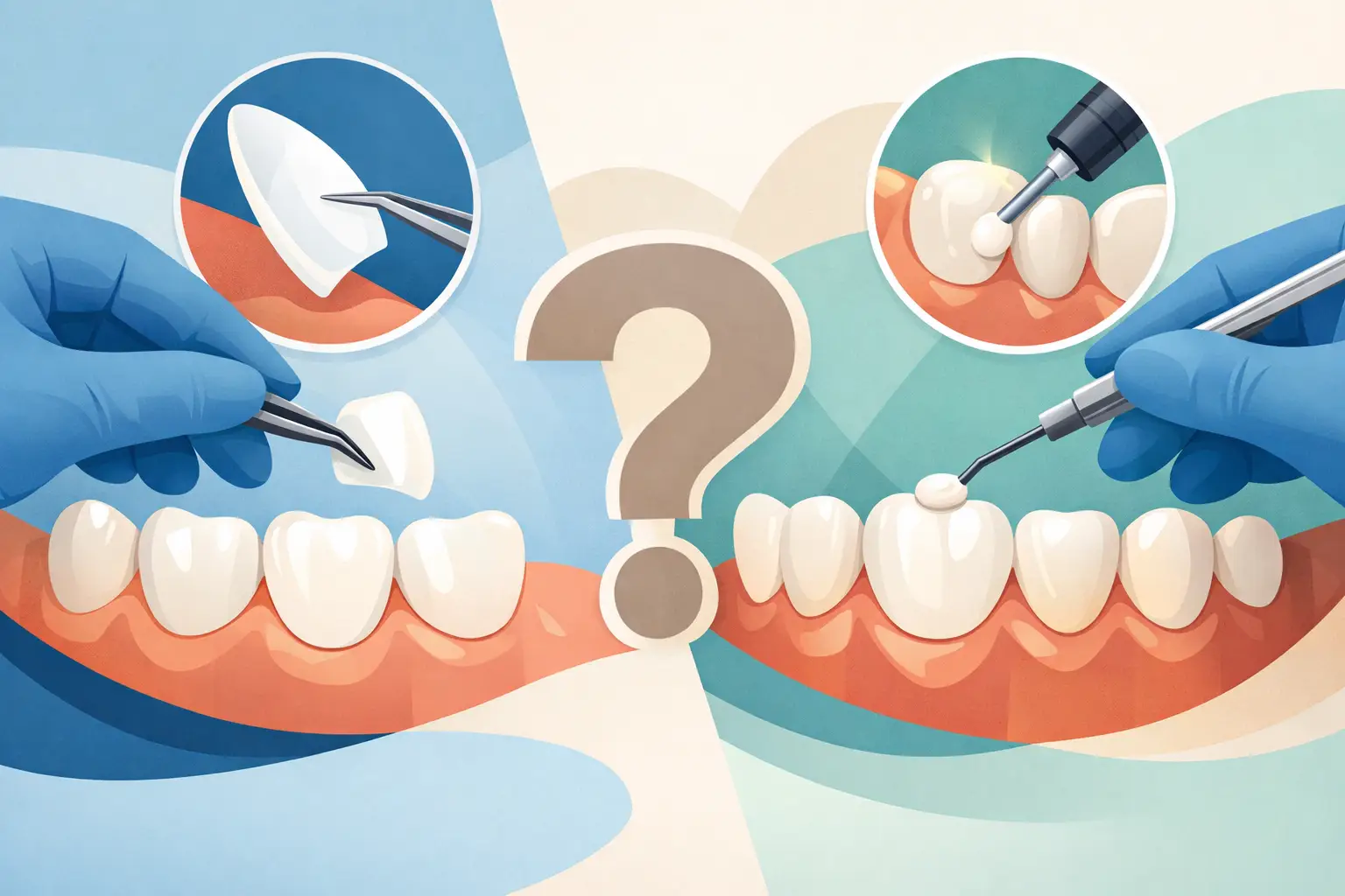 Lamine veneer mi bonding mi daha doğru?
